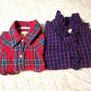 Women's plaid shirts